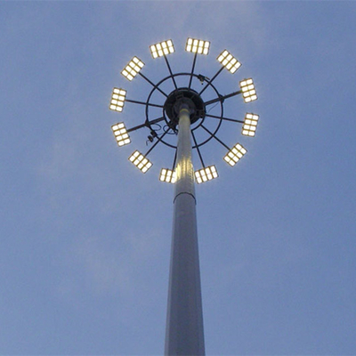 18m 25m 30m Factory direct sales galvanized Street Light Pole flood light pole football led light stadium lighting pole